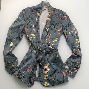 LOFT wrap floral blazer